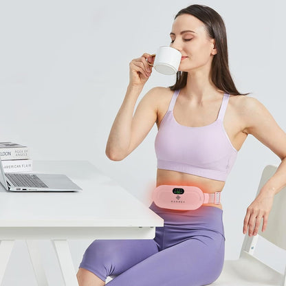 Period Cramp Relief Belt – Heated Menstrual Pain Relief & Lower Abdomen Heating Belt 🌸