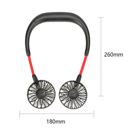 Neck Fan for Kitchen Folding Handheld Fan Wearable Portable Neckband Mini Fan USB Chargeable