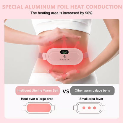 Period Cramp Relief Belt – Heated Menstrual Pain Relief & Lower Abdomen Heating Belt 🌸