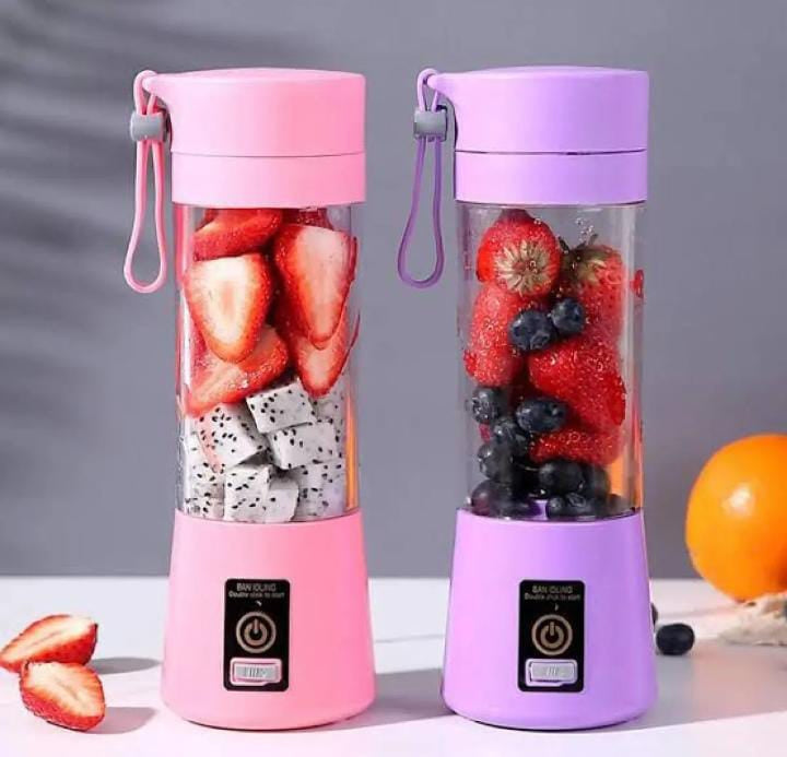 Mini Portable Personal Size Juicer Cup – USB Rechargeable Smoothie Maker