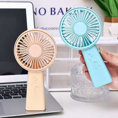 5-Speed USB Rechargeable Mini Handheld Fan – Foldable Portable Neck Fan with Display & Phone Stand