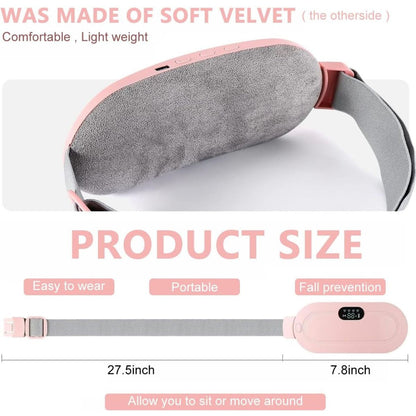 Period Cramp Relief Belt – Heated Menstrual Pain Relief & Lower Abdomen Heating Belt 🌸