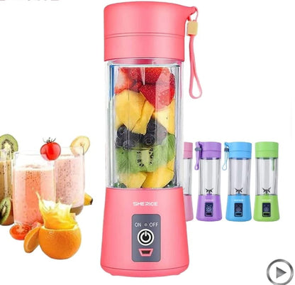 Mini Portable Personal Size Juicer Cup – USB Rechargeable Smoothie Maker
