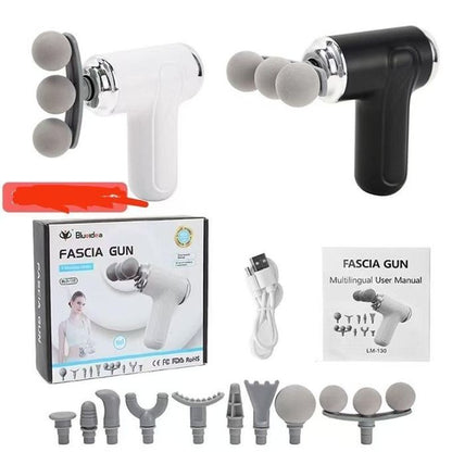 Bluaid BLD-100 Massage Gun – 9 Massage Heads | Rechargeable Deep Tissue Massager